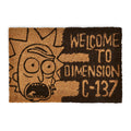 Image produit Rick et Morty - Paillasson Dimension C-137