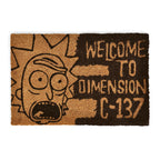 Image produit Rick et Morty - Paillasson Dimension C-137