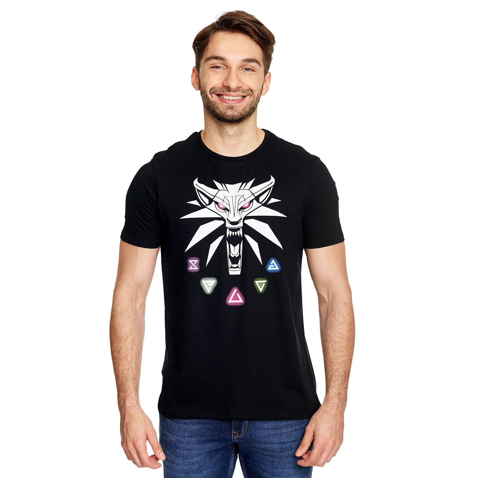 Produktbild Witcher - Hexer Zeichen T-Shirt schwarz