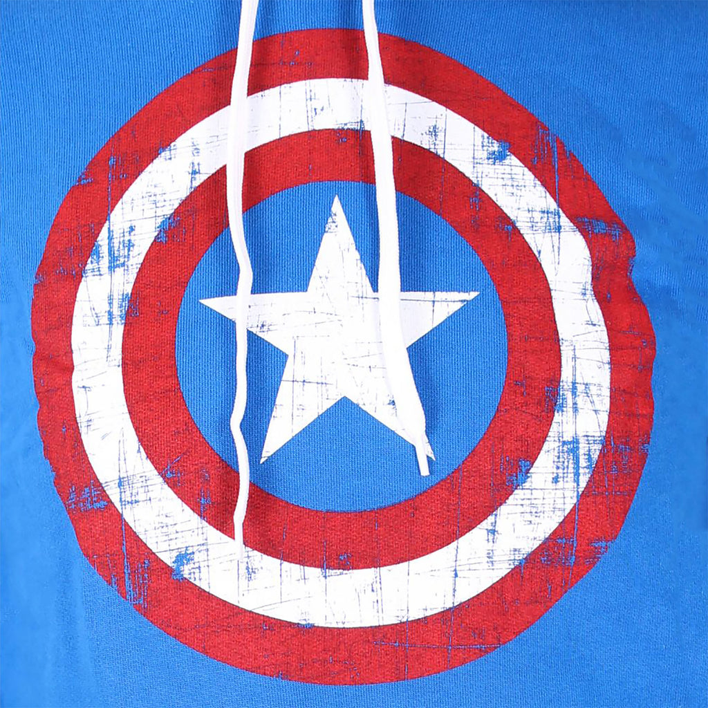 Produktbild Captain America - Shield Hoodie Damen blau