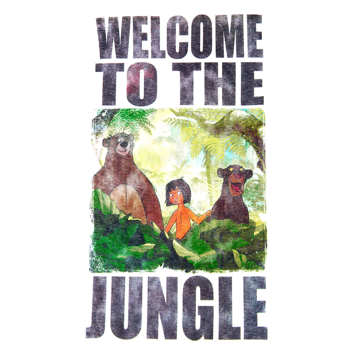 Productafbeelding Jungleboek - Welkom in de jungle T-shirt wit