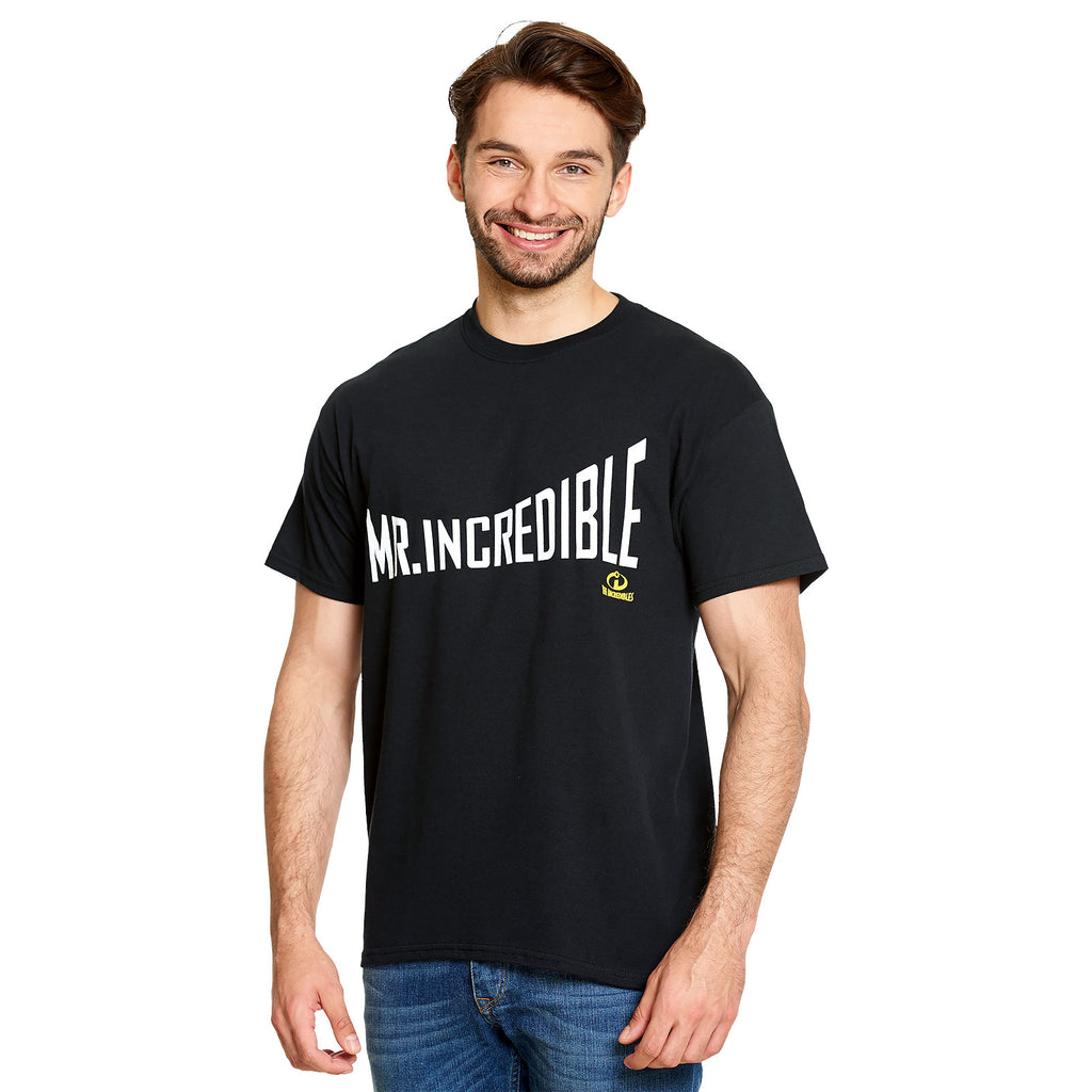 Image produit Les Indestructibles - T-shirt noir avec logo de Mr. Incroyable