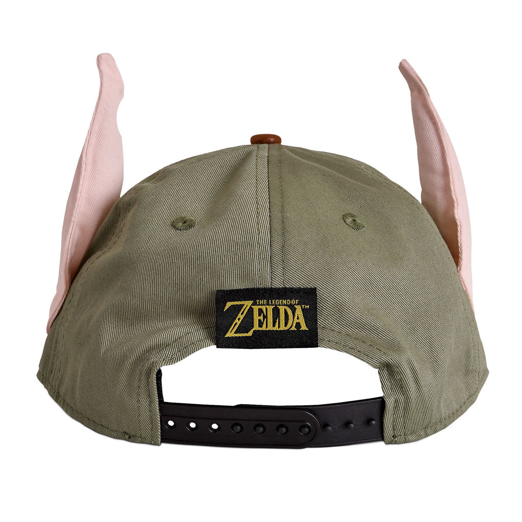 Image produit Zelda - Casquette Snapback avec logo Hyrule et oreilles de Link