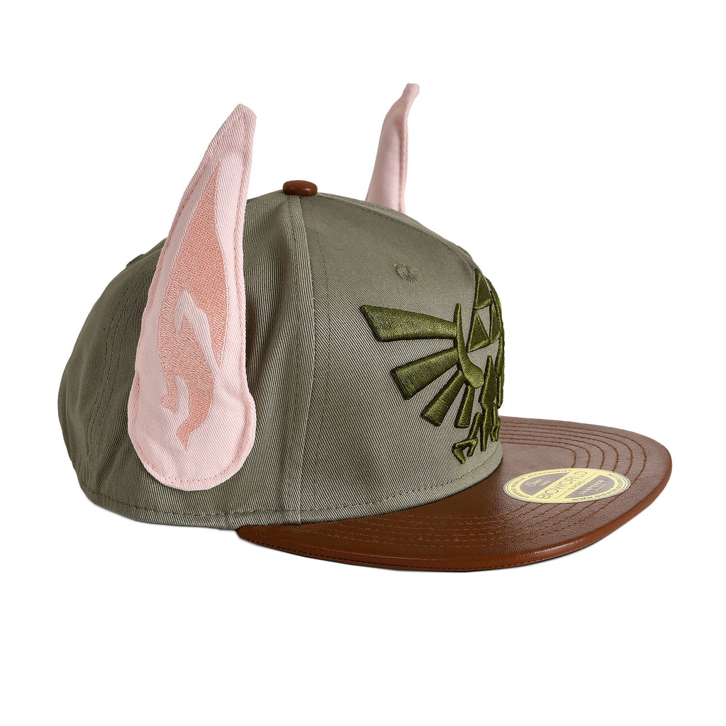 Image produit Zelda - Casquette Snapback avec logo Hyrule et oreilles de Link