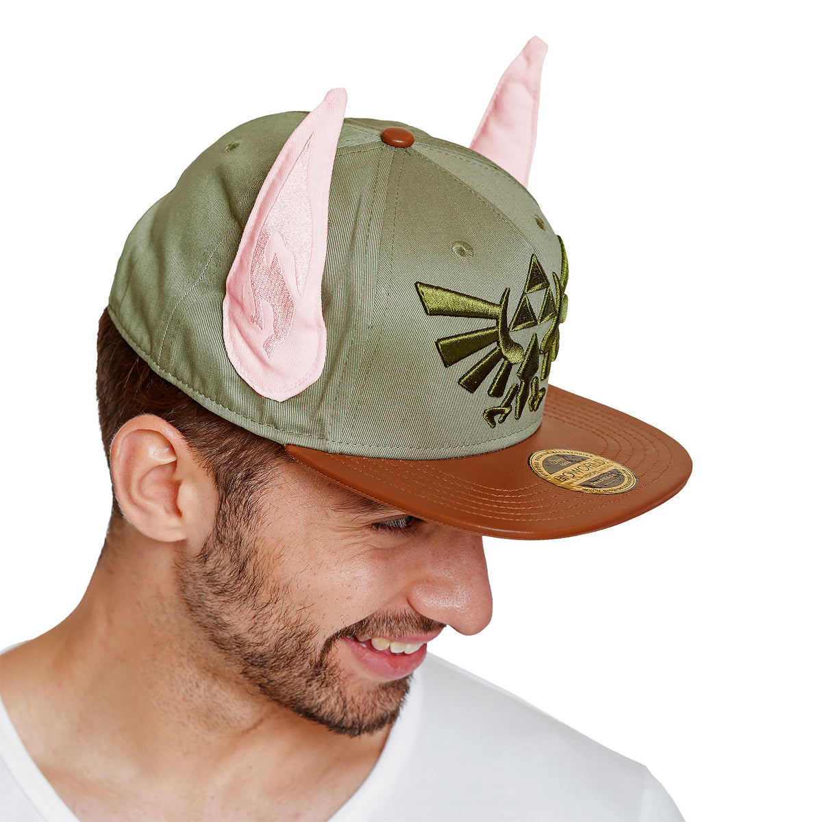 Image produit Zelda - Casquette Snapback avec logo Hyrule et oreilles de Link