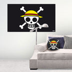 Image produit One Piece - Coussin Logo Crâne de l'Équipage au Chapeau de Paille