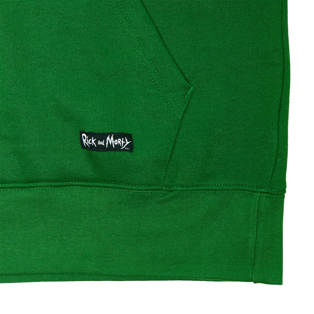 Produktbild Rick and Morty - Pickle Rick Face Hoodie grün