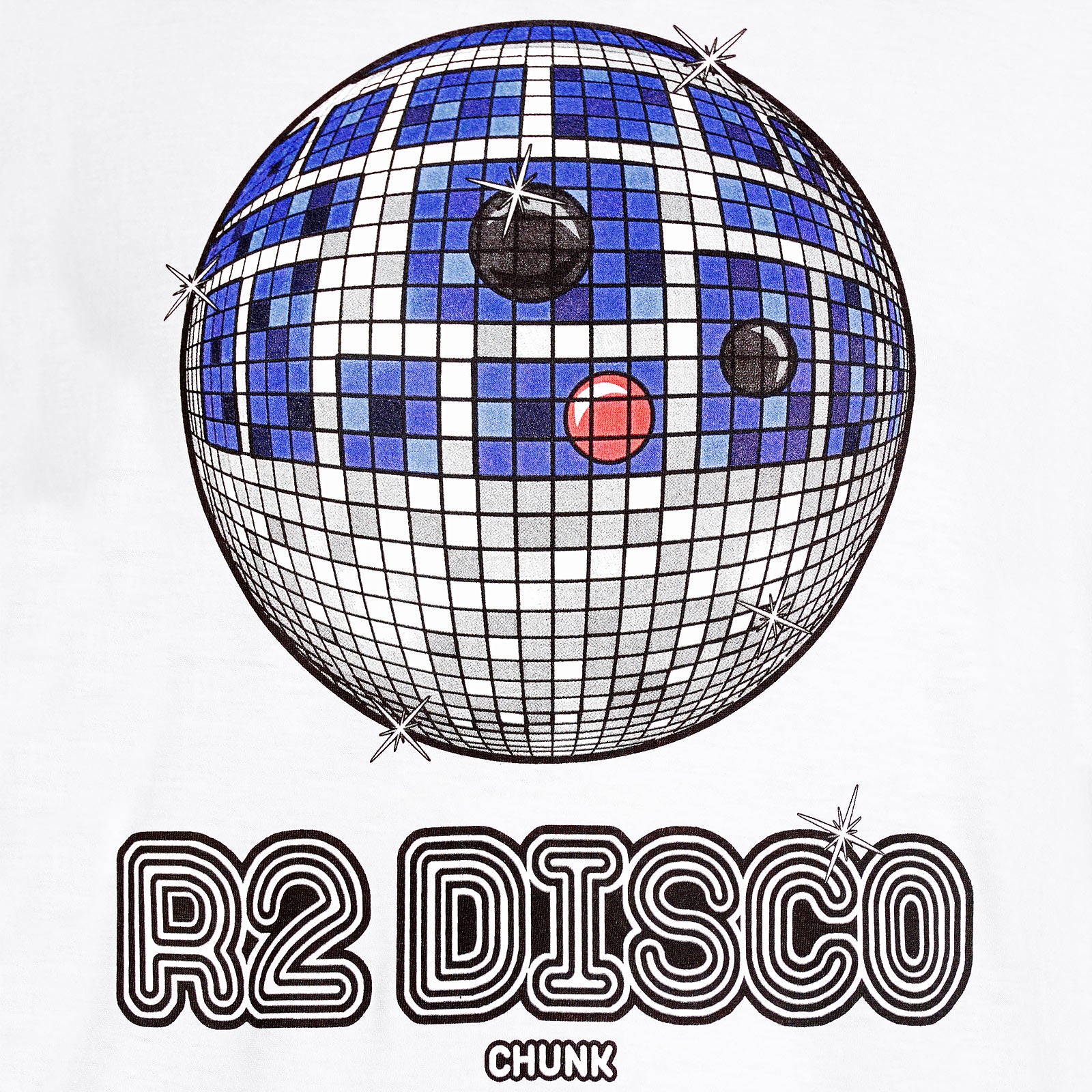 Productafbeelding Droid Disco T-Shirt voor Star Wars fans wit