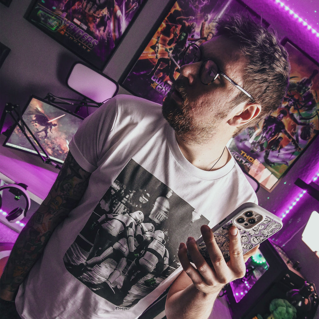 Productafbeelding Imperial Fighters at Night T-Shirt voor Star Wars Fans