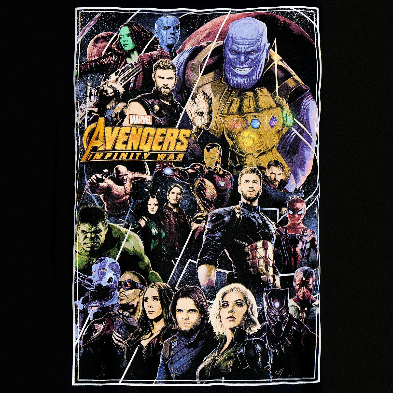 Product image Avengers - Infinity War Poster Collage T-Shirt Black