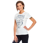 Productafbeelding Alice in Wonderland - Adventures in Wonderland Dames T-shirt Wit