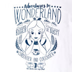 Productafbeelding Alice in Wonderland - Adventures in Wonderland Dames T-shirt Wit