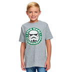 Productafbeelding Star Wars - Stormtrooper Embleem Kinder T-Shirt Grijs