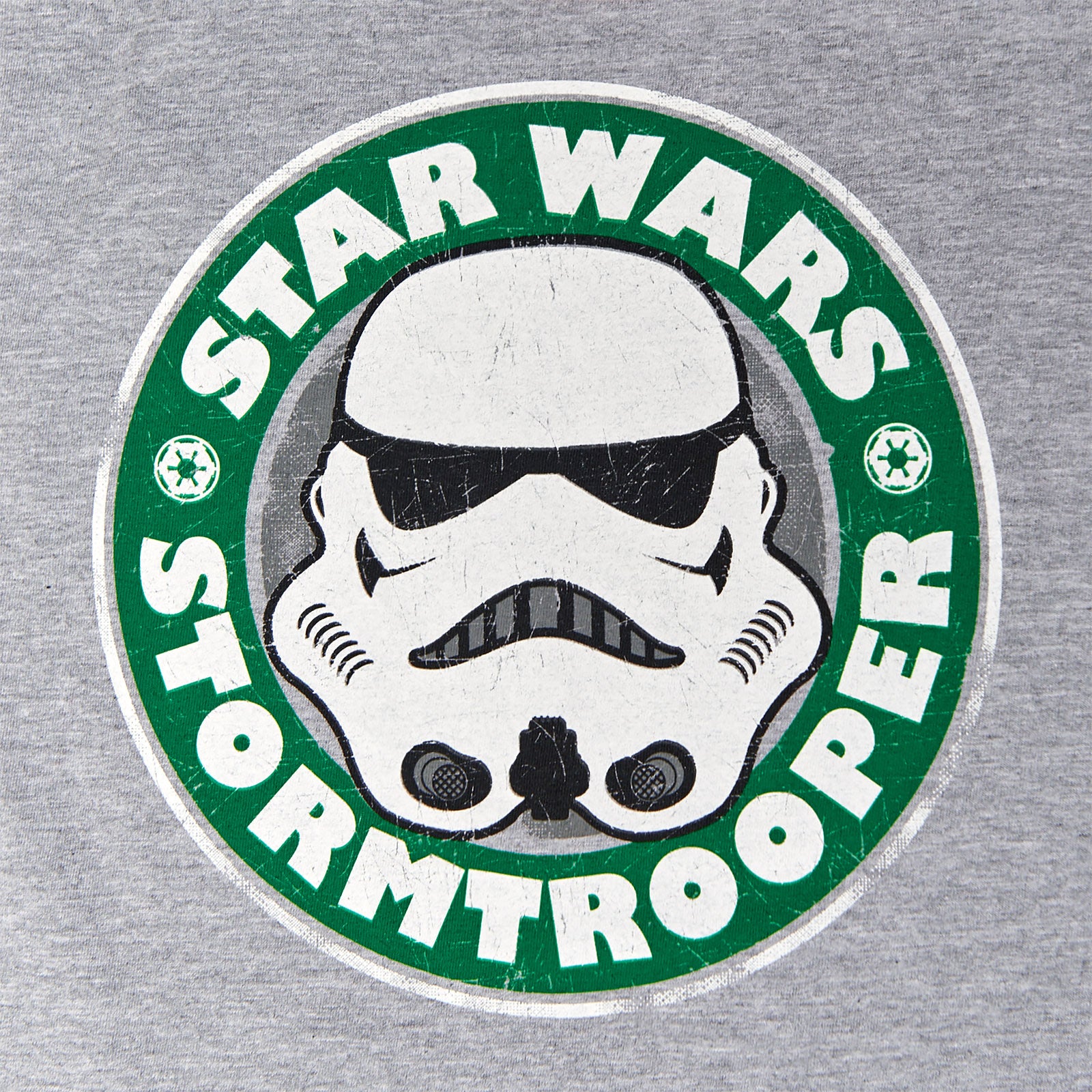 Productafbeelding Star Wars - Stormtrooper Embleem Kinder T-Shirt Grijs