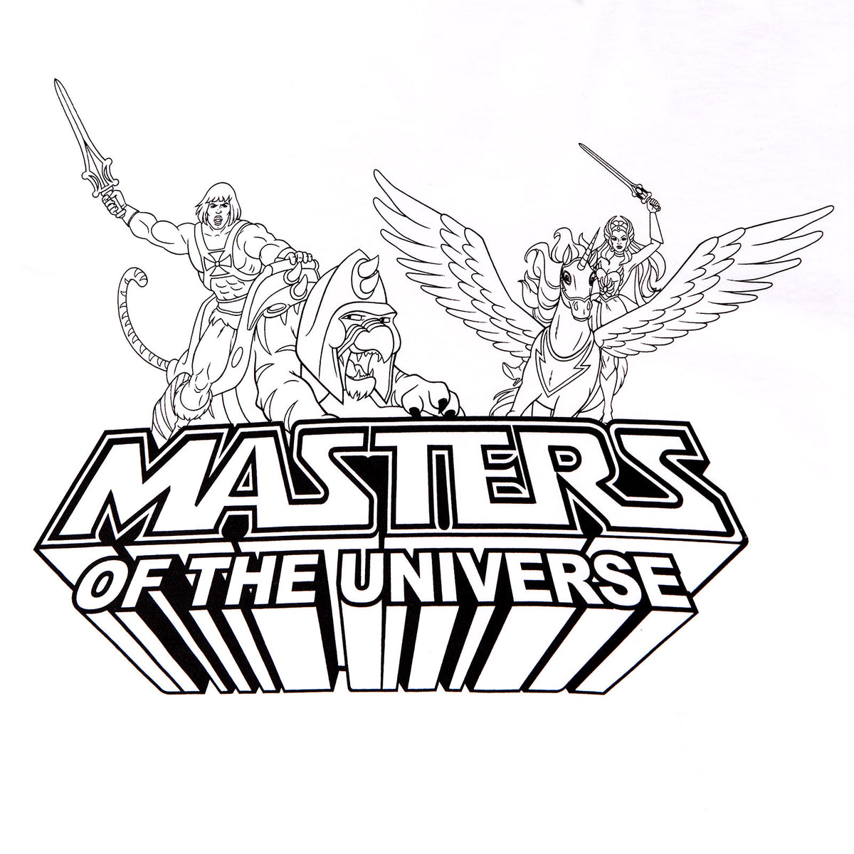 Image produit Masters of the Universe - T-shirt He-Man & She-Ra