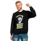 Image produit Rick et Morty - Pull Riggity Wrecked noir