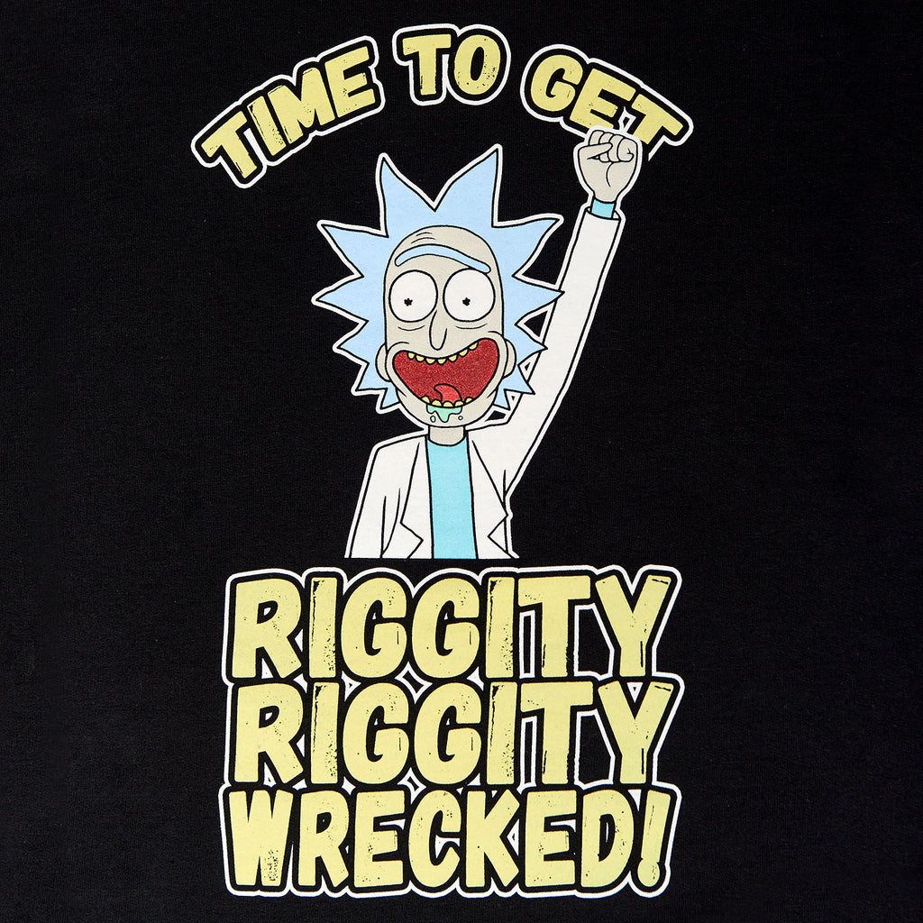 Image produit Rick et Morty - Pull Riggity Wrecked noir