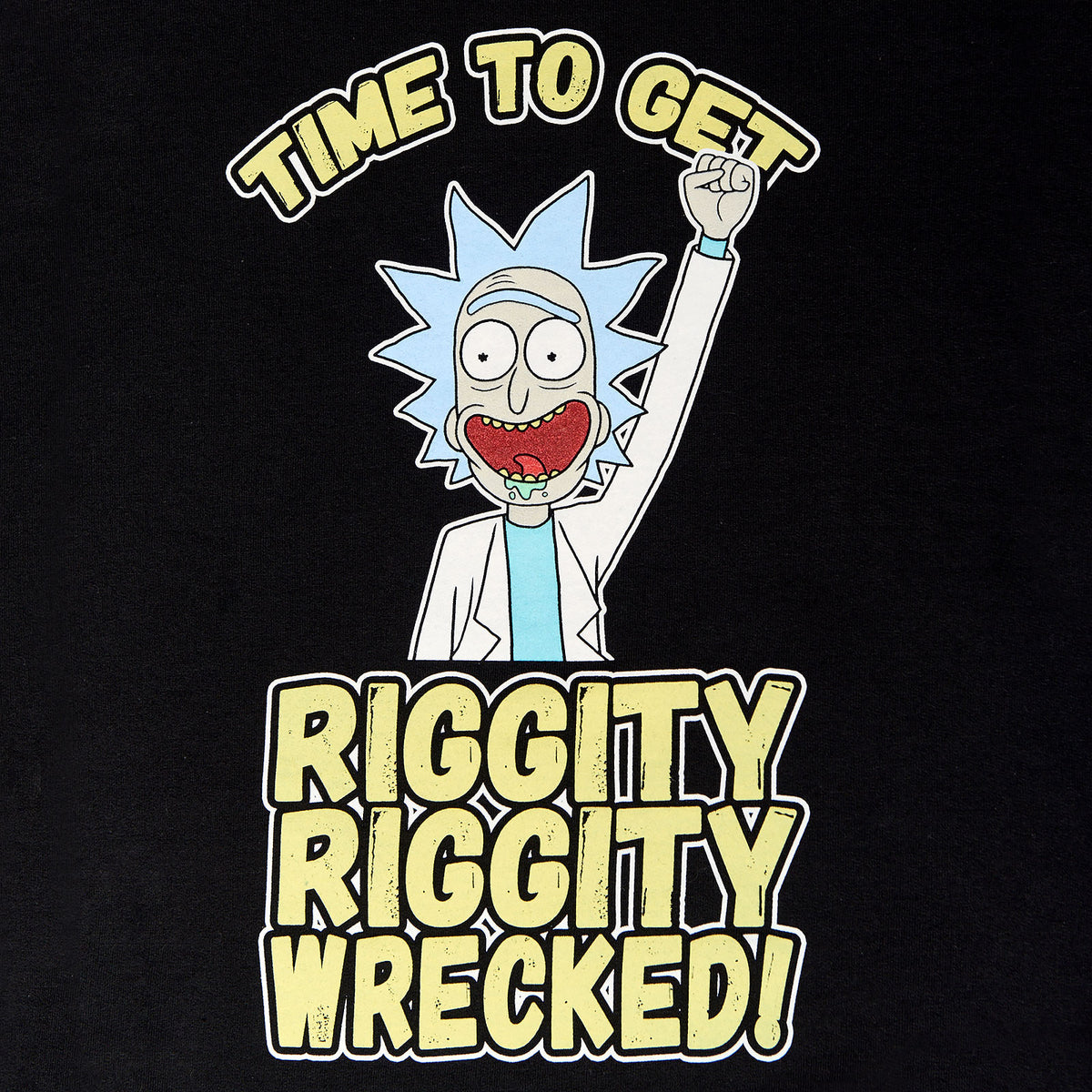 Image produit Rick et Morty - Pull Riggity Wrecked noir