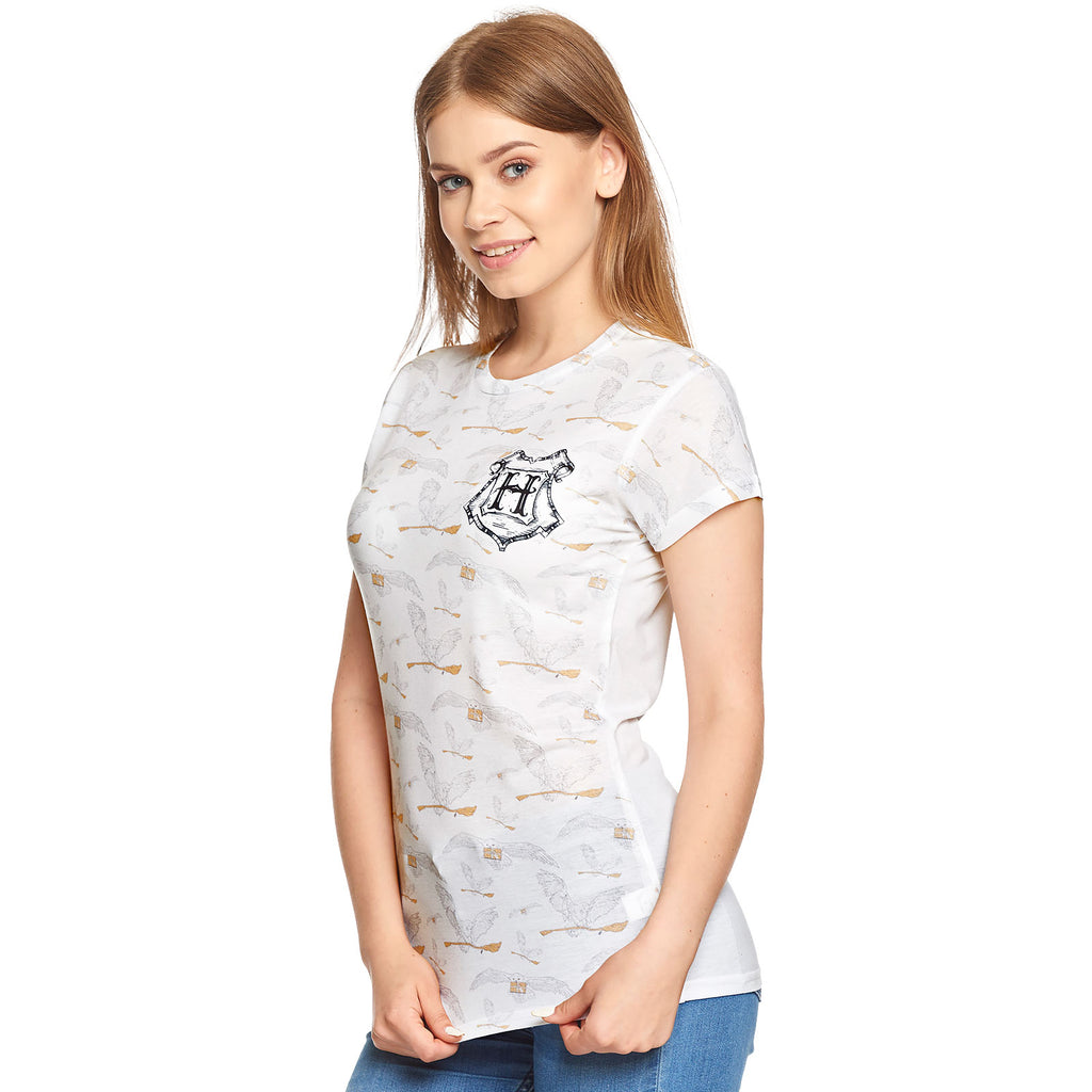 Produktbild Harry Potter - Hedwig T-Shirt Damen weiß