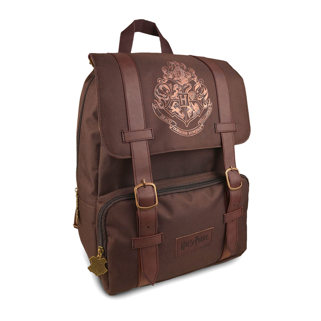 Image produit Harry Potter - Sac à dos marron avec blason de Poudlard