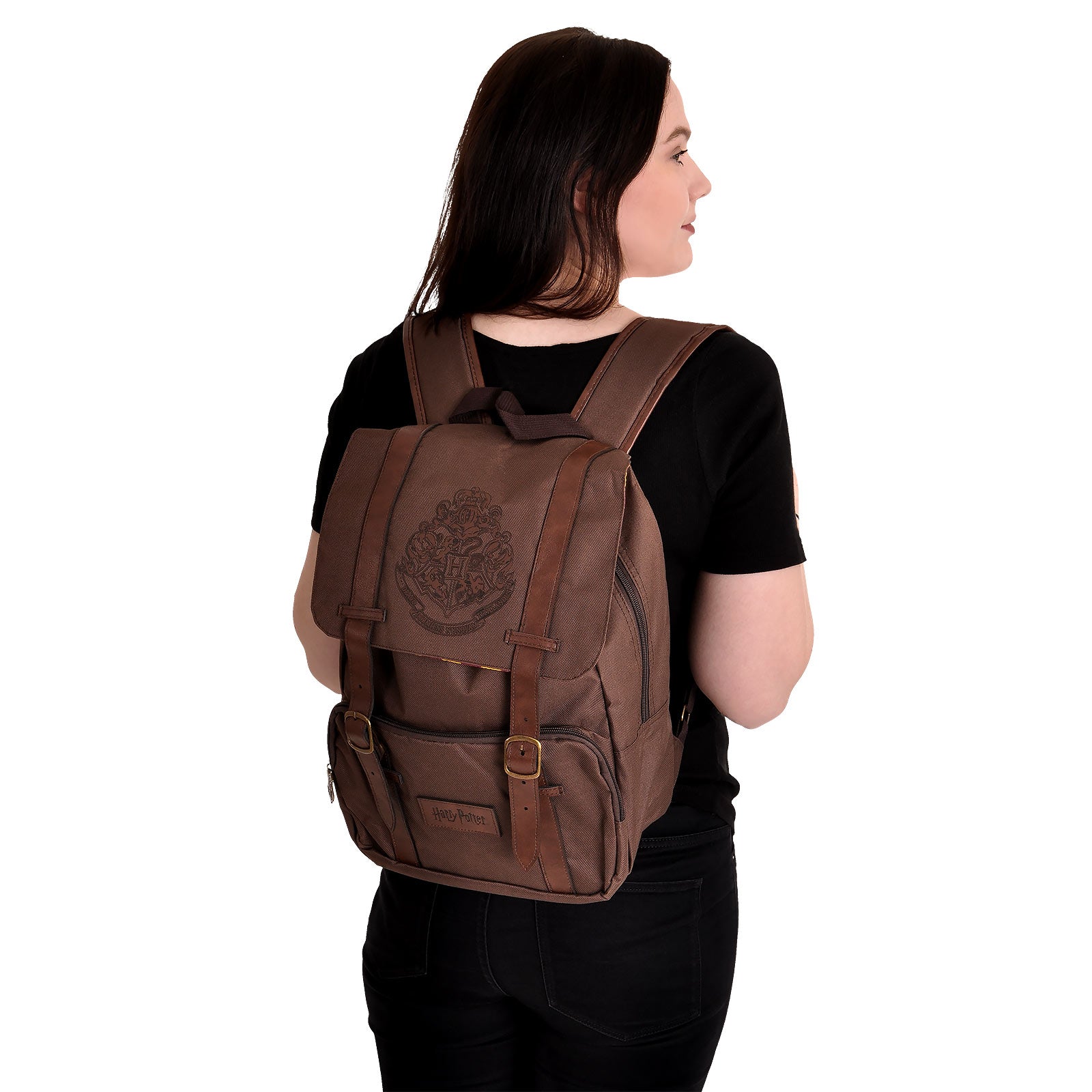 Image produit Harry Potter - Sac à dos marron avec blason de Poudlard
