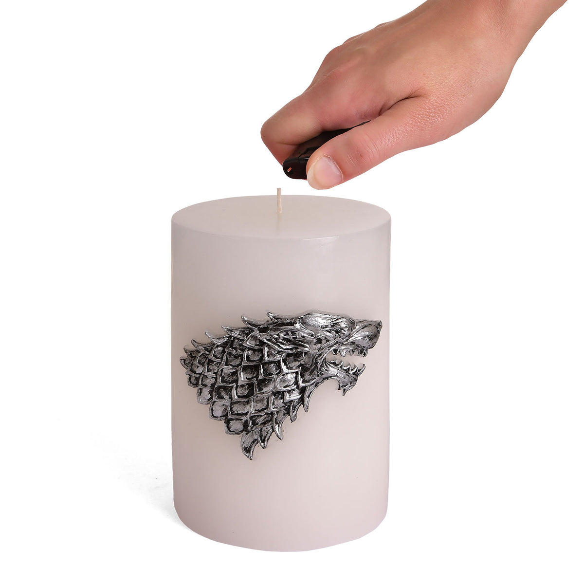 Image produit Game of Thrones - Bougie XL blason Stark