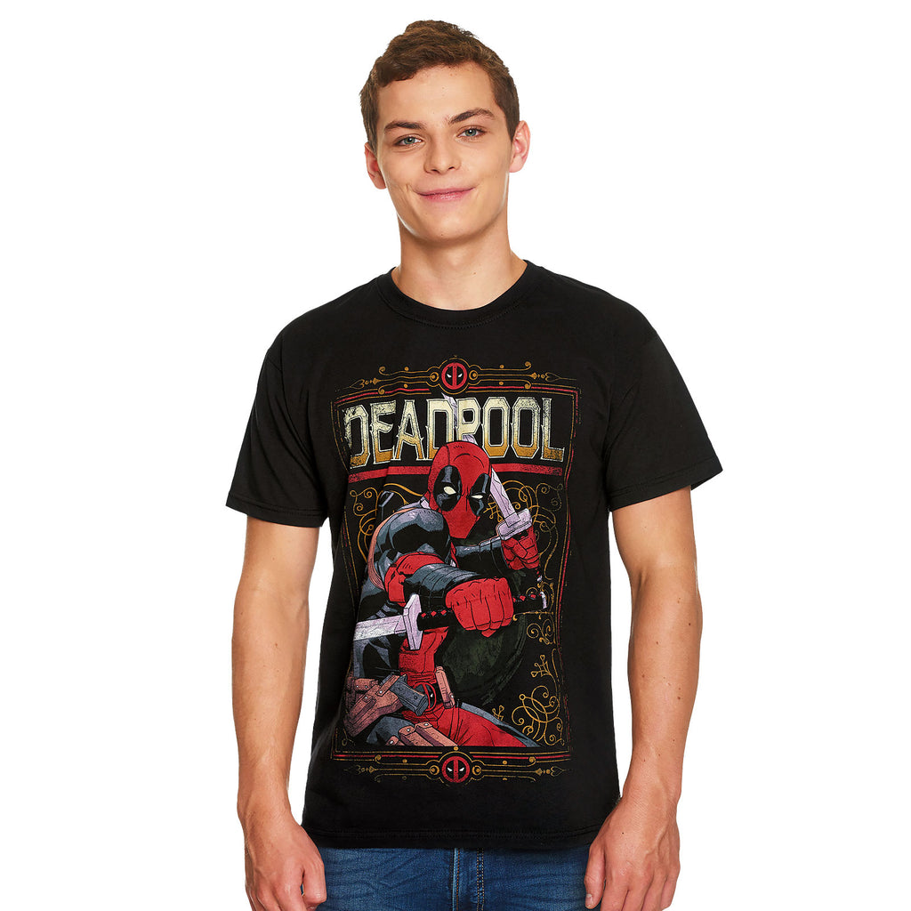 Productafbeelding Deadpool - Klaar om te vechten T-shirt zwart