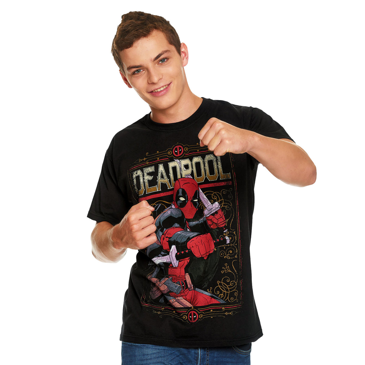 Produktbild Deadpool - Ready to Fight T-Shirt schwarz