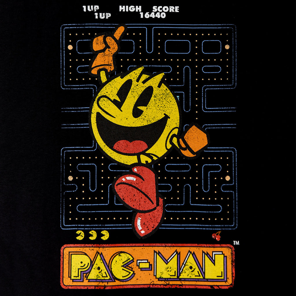 Productafbeelding Pac-Man - Retro T-shirt zwart