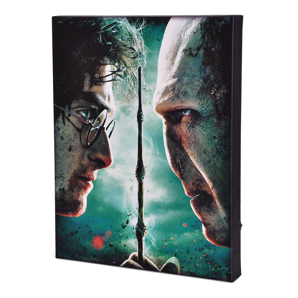 Productafbeelding Harry Potter - Harry vs. Voldemort Wandafbeelding met licht