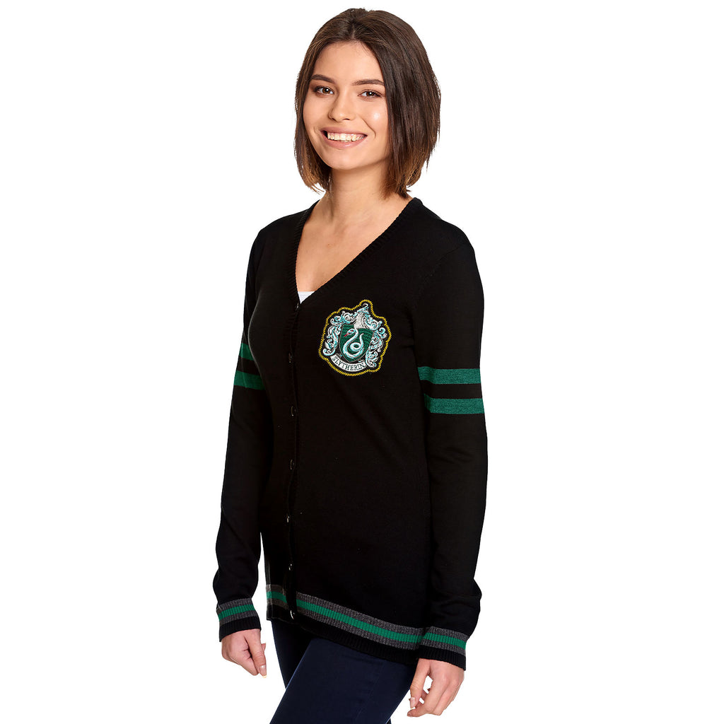 Produktbild Harry Potter - Slytherin Wappen Cardigan Damen
