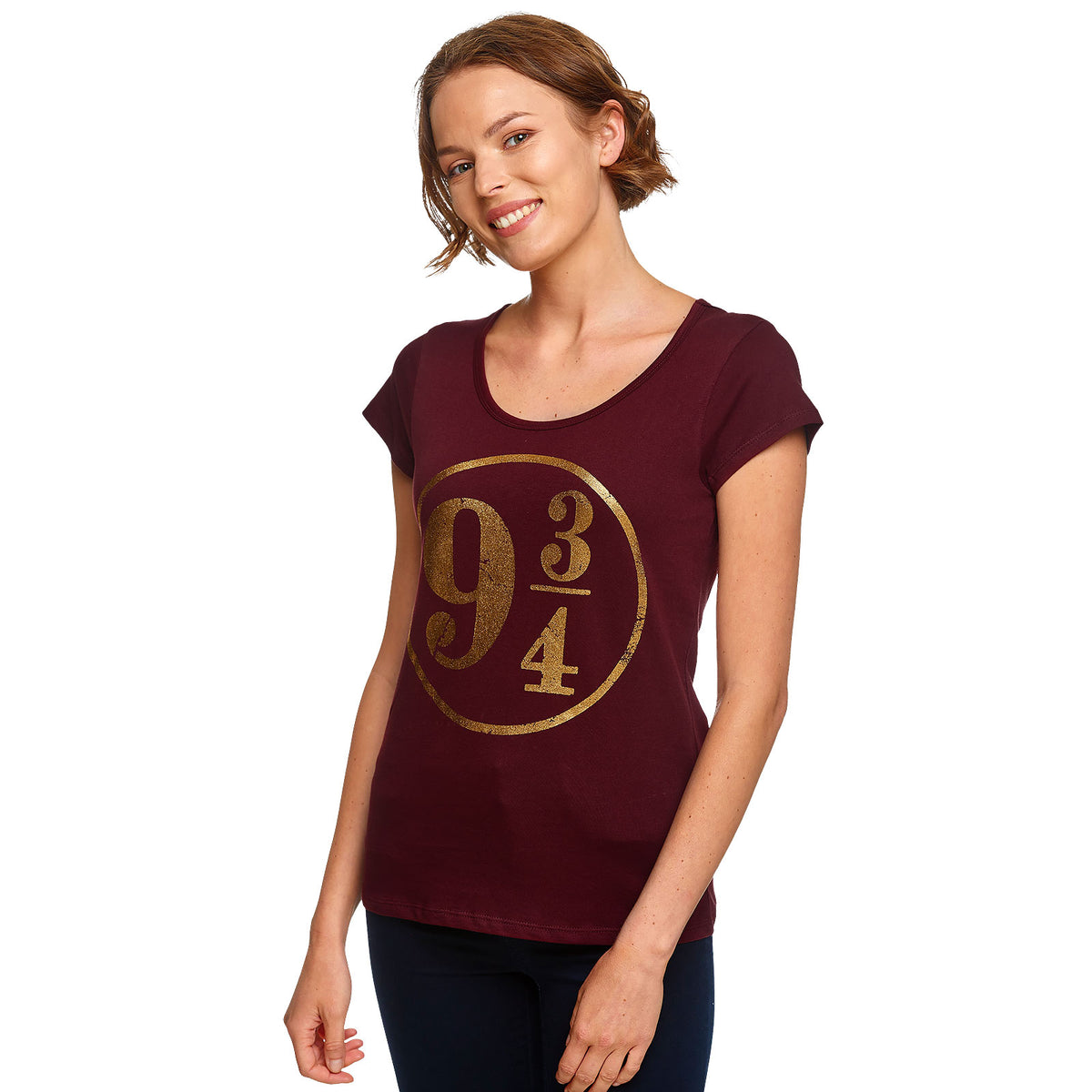 Produktbild Harry Potter - Gleis 9 3/4 T-Shirt Damen rot