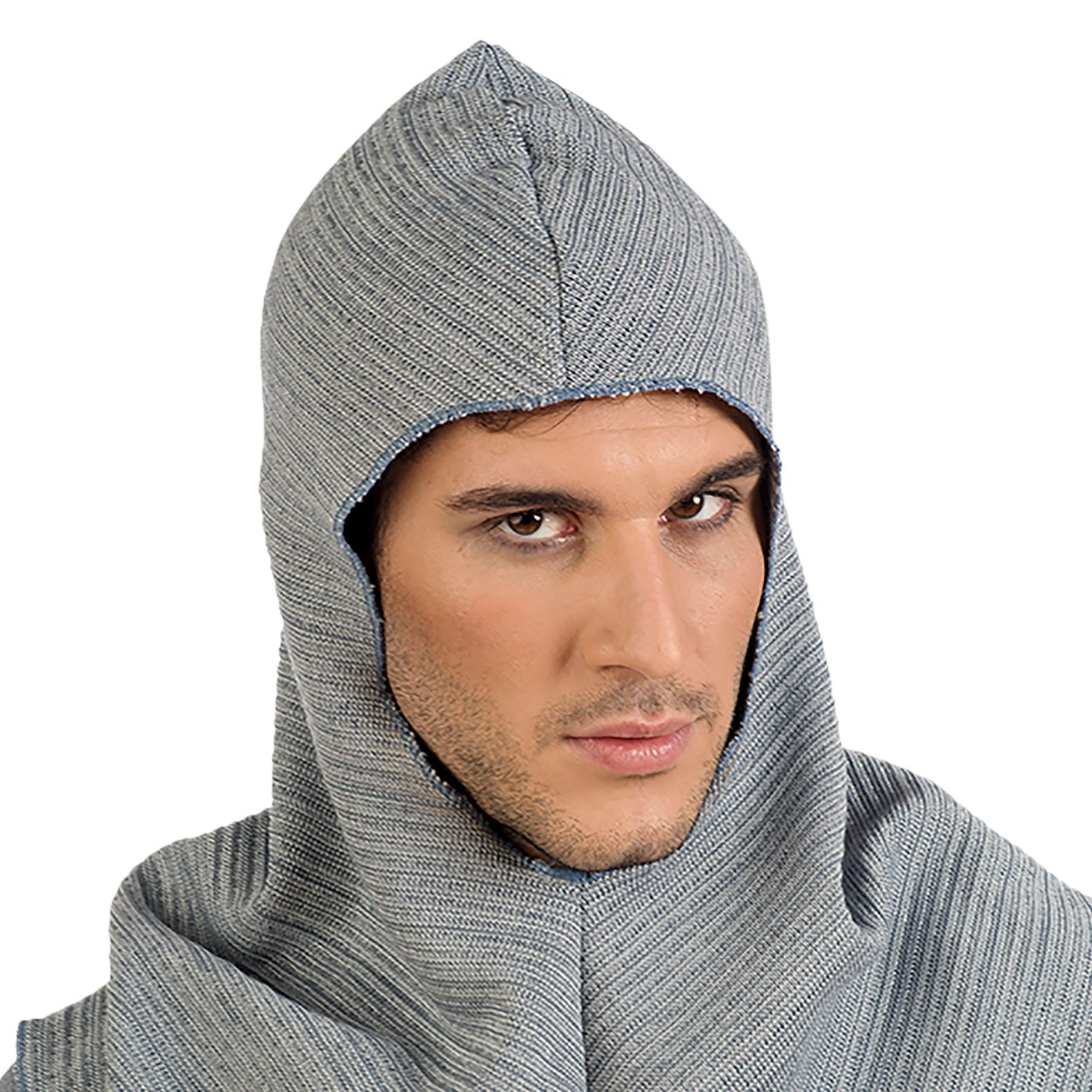 Produktbild Mittelalter Herren Kapuze grau