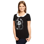 Productafbeelding Nightmare Before Christmas - Snakes & Skull dames T-shirt