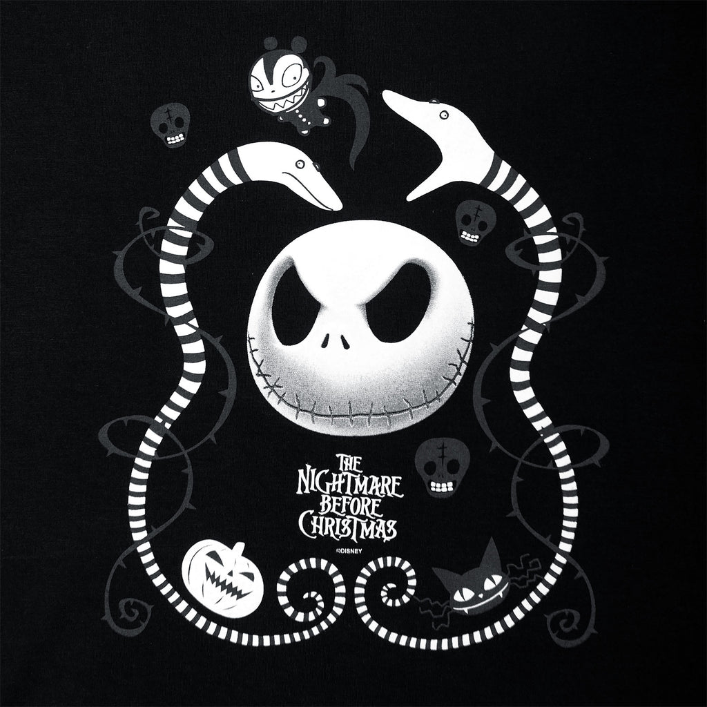 Productafbeelding Nightmare Before Christmas - Snakes & Skull dames T-shirt