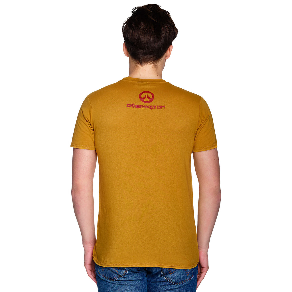 Image produit Overwatch - T-shirt Zenyatta Pixel jaune