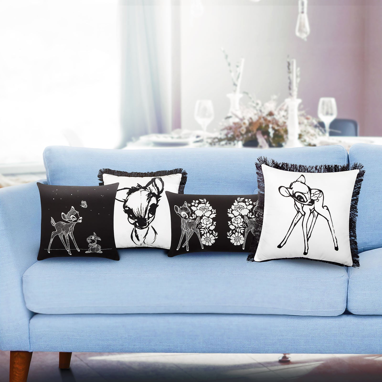 Image produit Bambi - Coussin Floral Mirror