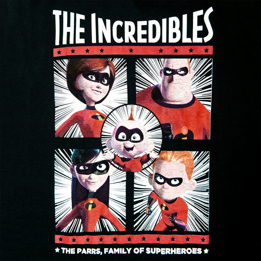 Productafbeelding The Incredibles - Parr Family Dames T-Shirt Zwart