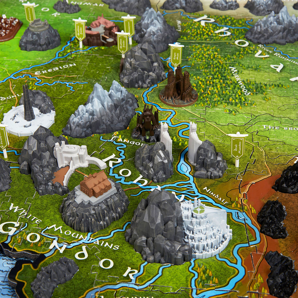Productafbeelding Heer der Ringen - Midden-Aarde 4D Puzzel