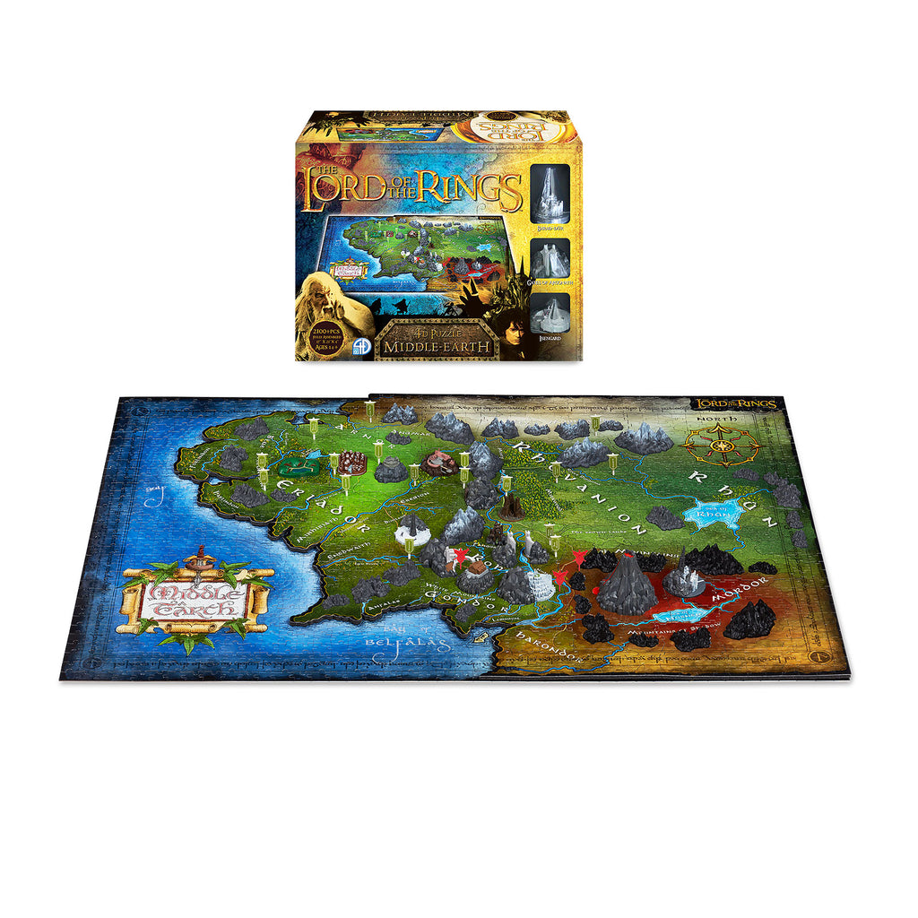 Productafbeelding Heer der Ringen - Midden-Aarde 4D Puzzel