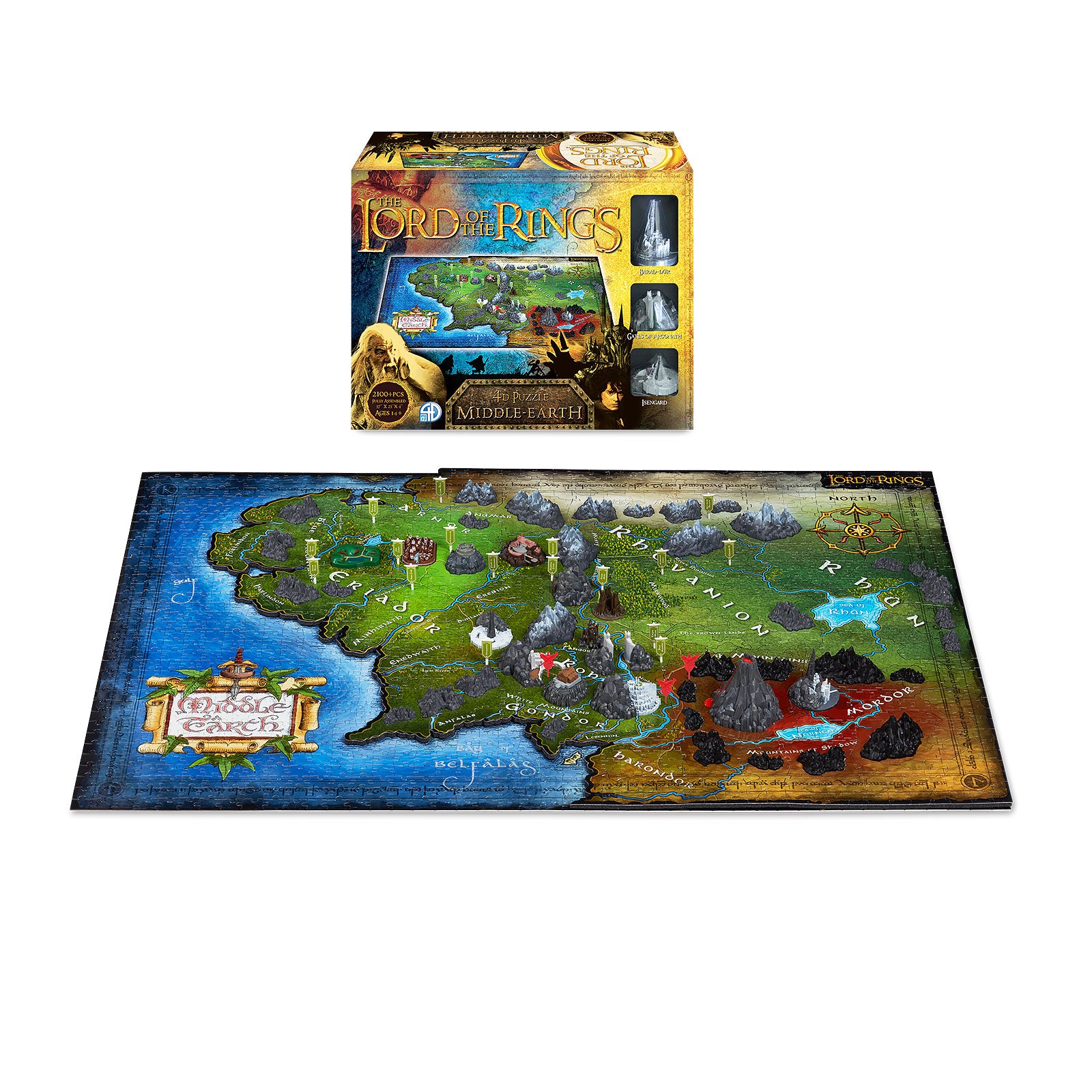 Productafbeelding Heer der Ringen - Midden-Aarde 4D Puzzel