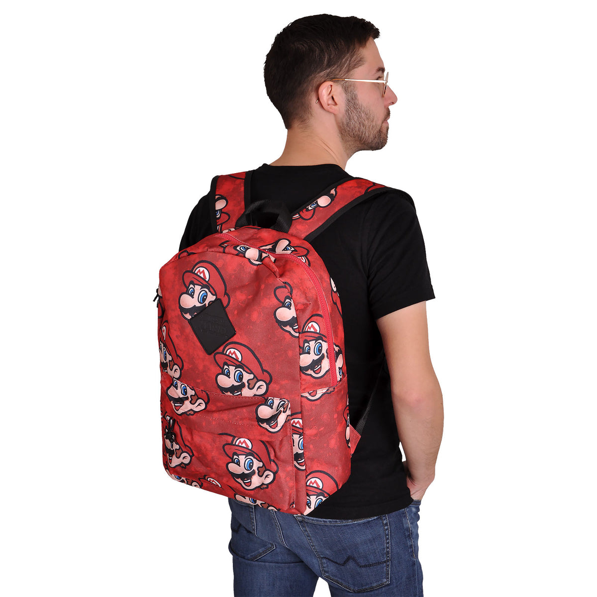Productafbeelding Super Mario - Faces Rugzak Rood