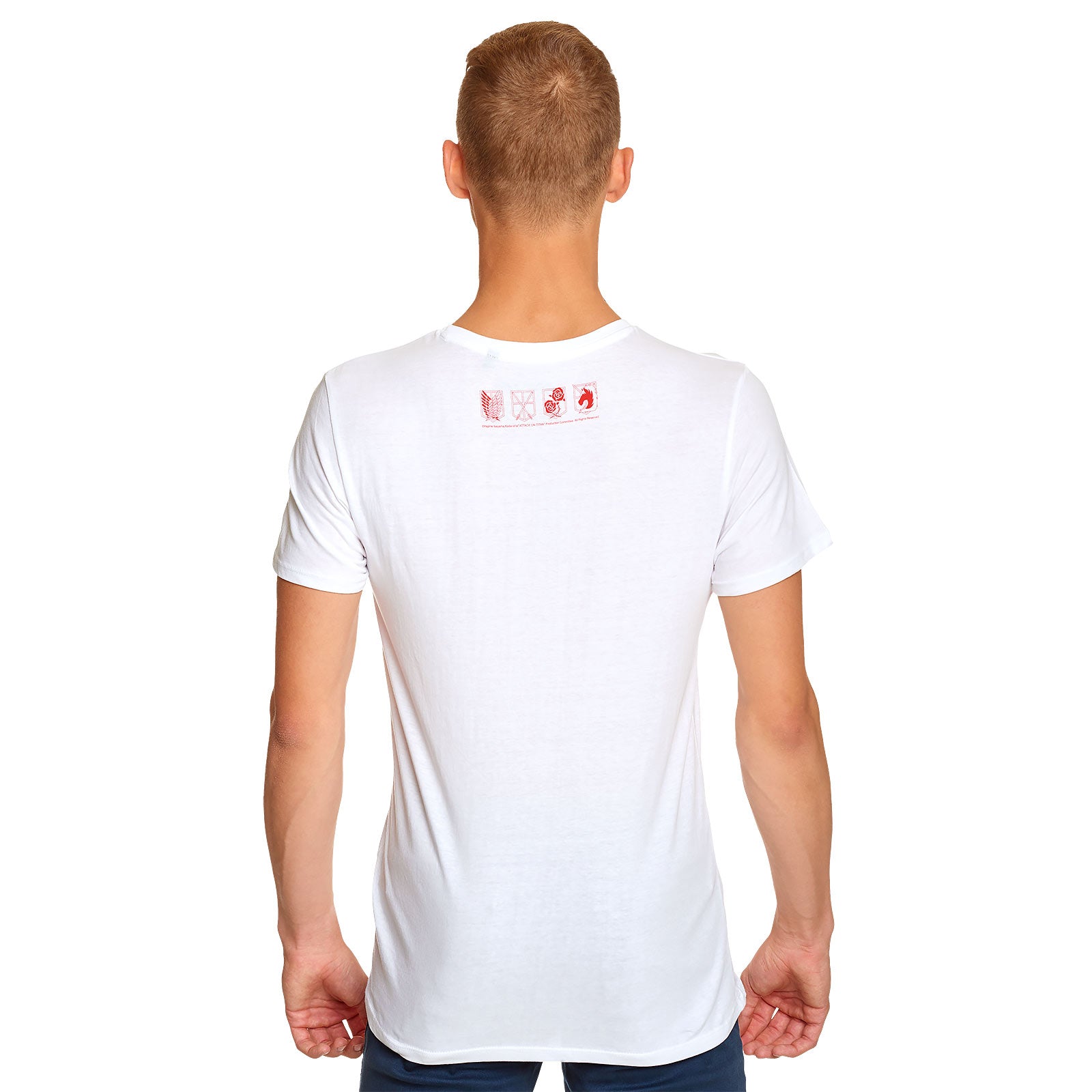 Productafbeelding Attack on Titan - Survey Corps Trio T-Shirt wit