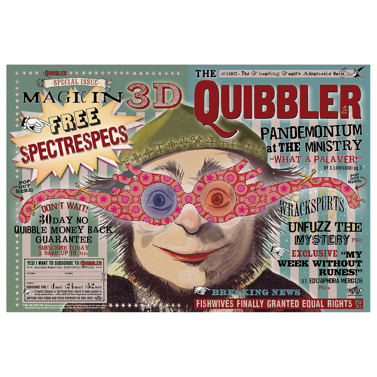 Image produit Harry Potter - La couverture du Chicaneur Premium Puzzle
