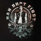 Produktbild Star Wars - Han Solo Shot First T-Shirt schwarz