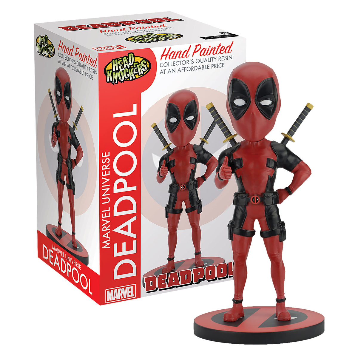 Productafbeelding Deadpool Head Knockers Deluxe Bobblehead Figuur