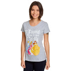 Produktbild Disney Princess - If Found Return to Castle T-Shirt Damen grau