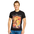Productafbeelding Leeuwenkoning - Poster T-Shirt Zwart