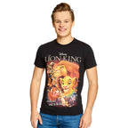 Productafbeelding Leeuwenkoning - Poster T-Shirt Zwart