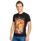 Productafbeelding Leeuwenkoning - Poster T-Shirt Zwart